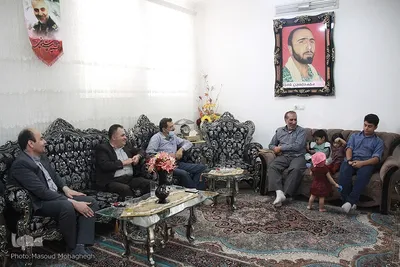 دیدار رئیس و معاونین جهاددانشگاهی استان سمنان با خانواده شهید مدافع حرم‎‎