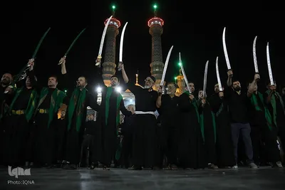 آیین سنتی مشق شمشیر در قم