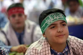 مراسم زنگ دانش آموز شهید در گلزار مطهر شهدا