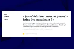 90 personnalités ont demandé à Emmanuel Macron d'agir contre l'islamophobie