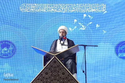 رقابت شرکت کنندگان در روز پایانی مسابقات قرآن کربلا