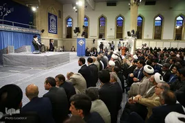 دیدار جمعی از استادان، نخبگان و پژوهشگران دانشگاه‌ها با مقام معظم رهبری