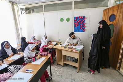 بازدید حجت‌الاسلام طباطبائی از دبستان قرآنی امام حسن مجتبی(ع) اراک