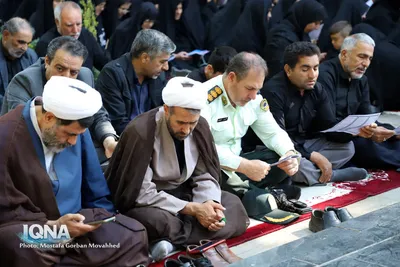 مراسم قرائت زیارت اربعین در اهر