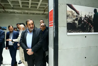آیین افتتاح نمایشگاه عکس «تهران؛ خط مقدم مقاومت»
