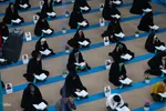 مراسم جزءخوانی قرآن در امامزاده نرمی دولت‌آباد
