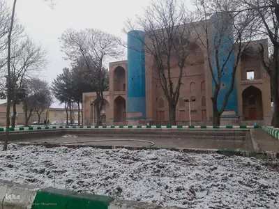 بارش برف زمستانی در اهر