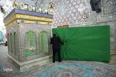 مراسم تحویل سال نو در آستان سیدحمزه(ع) تبریز