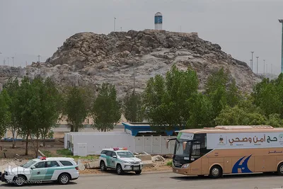 وقوف زائران در صحرای عرفات