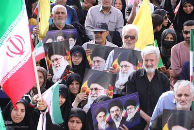 خروش «جان‌فدایان ایران امام رضایی» در شیراز