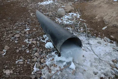 برف و یخبندان روستای «کردلر» در اهر