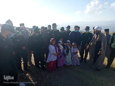سفر یک روزه سردار عابدین خرم، فرمانده سپاه عاشورا و حضور بین عشایر ارسباران و آحاد مختلف مردم اهر