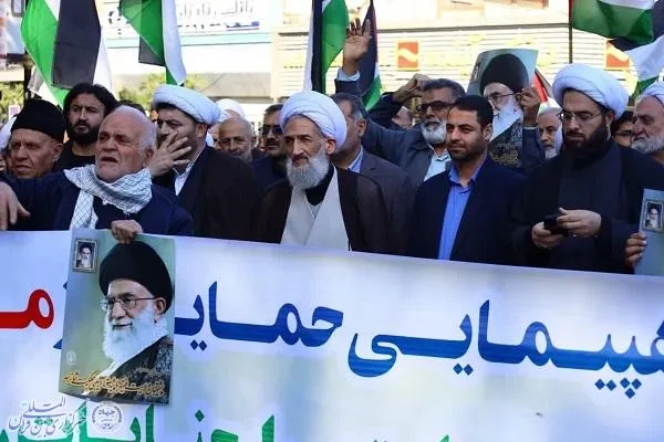 راهپیمایی ضد صهیونیستی نماز گزران ساروی با عنوان «جمعه‌های خشم» در ساری