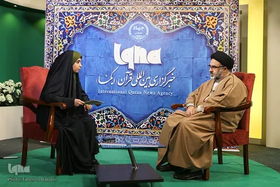 بازدید حجت‌الاسلام والمسلمین سیدمحمد نقیب، رئیس دانشگاه علوم و معارف قرآن کریم از ایکنا