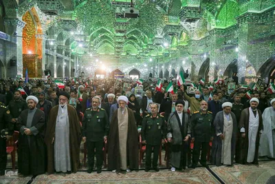 تجمع مردمی در محکومیت حادثه تروریستی گلزار شهدای کرمان