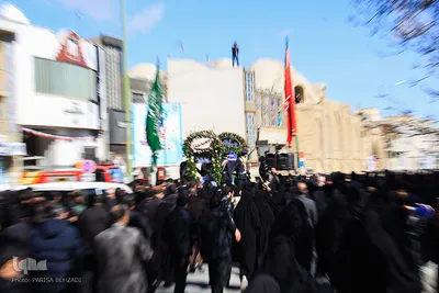 تشییع پیکر شهید مرتضی ایزدی/عکاس: پریسا بهزادی