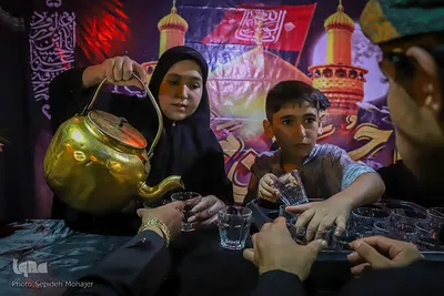 برپایی آیین سوگواری شب هشتم محرم در شهرک عرب‌ها

