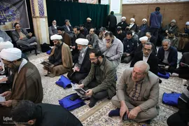 مراسم ترحیم حاج عبدالله طائب در قم
