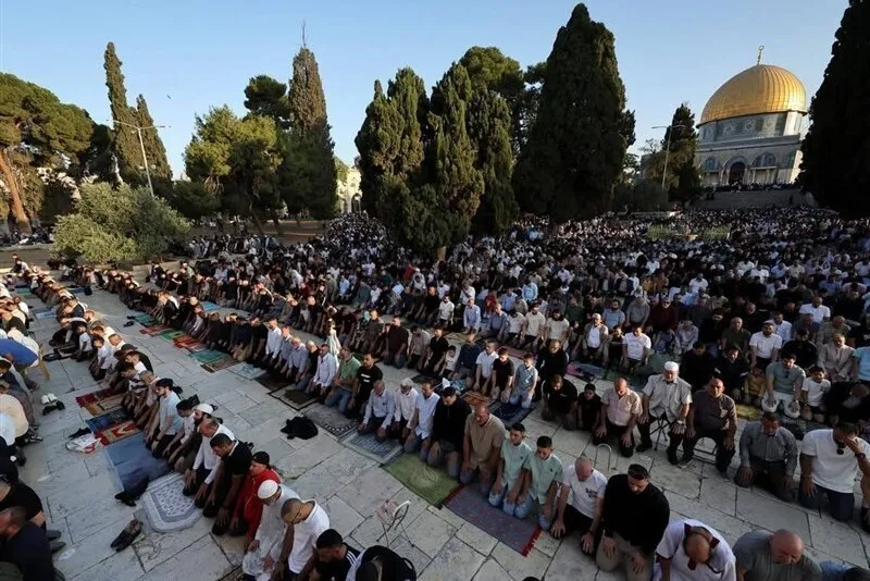 Əl-Əqsa məscidində Qurban bayramı namazı