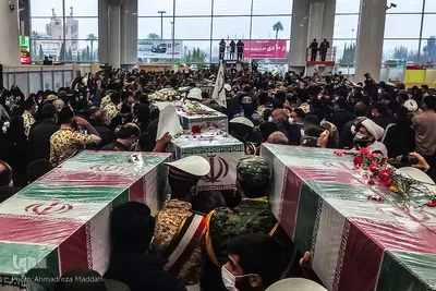 آئین استقبال از پیکر مطهر ۹ شهید دفاع مقدس در شیراز‎‎
