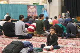 مراسم اعتکاف در مسجد جامع امام صادق (ع)
