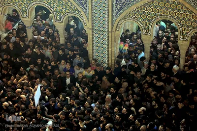 آخرین شب مراسم عزاداری مسلمیه در حرم حضرت‌عبدالعظیم(ع)