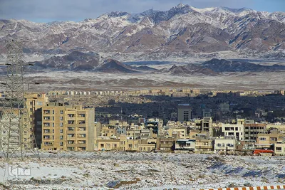 نخستین برف زمستانی در خراسان‌جنوبی