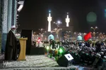 وداع با پیکر روحانی شهید اصلانی در حرم مطهر رضوی
