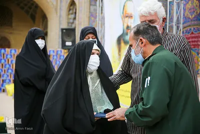 توزیع بسته معیشتی در مسجد نصیرالملک شیراز