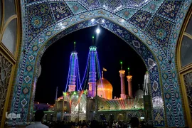  حرم مطهر و نورانی کریمه اهل بیت(ع)، حضرت فاطمه معصومه(س) در شهر مقدس قم