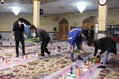 آیین افطاری ماه رمضان در سمنان