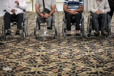 دیدار سربرست حجاج ایرانی با جانبازان