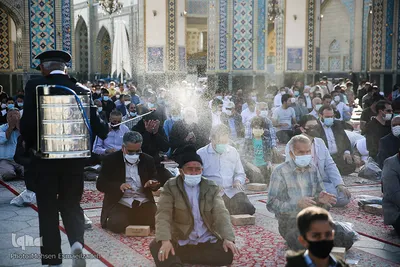 نماز عید فطر در حرم مطهر رضوی
