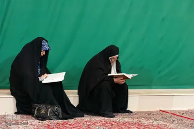 آیین جزءخوانی قرآن در حسینیه ارشاد اصفهان
