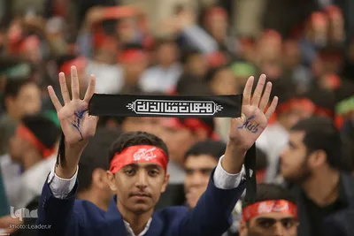 دیدار دانش‌آموزان و دانشجویان با رهبر انقلاب