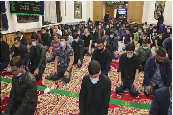 عکس| آیین سوگواری شب عاشورا در مسکو
