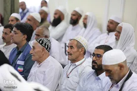 دیدار صمیمی سرپرست حجاج ایرانی با زائران کشورمان در مکه مکرمه