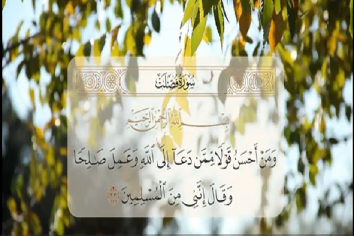 Karatun aya ta 33 a cikin suratul Faslat da muryar Ali Qasimabadi