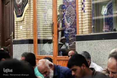 جزءخوانی قرآن در حسینیه آیت‌الله سید عدنان غُریفی خرمشهر