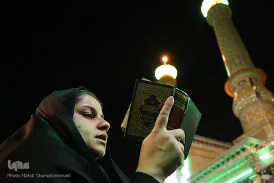 مراسم احیای شب 23 رمضان در حرم حضرت عبدالعظیم(ع)