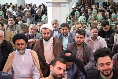 مراسم بزرگداشت دومین سالگرد شهید مدافع امنیت علی نظری در مسجد جامع ملایر