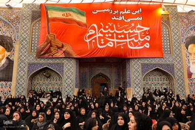عزاداری ظهر تاسوعا زیر خیمه چندصدساله هارونیه اصفهان