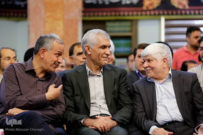 محمد هاشمی، سید محمدعلی افشانی و احمد مسجد جامعی در همایش عبور از بحران و توسعه ایران