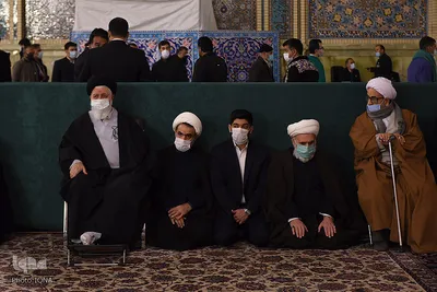 مراسم بزرگداشت آیت‌الله گرایلی در حرم رضوی