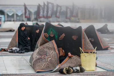 قرائت دعای عرفه در مسجد مقدس جمکران