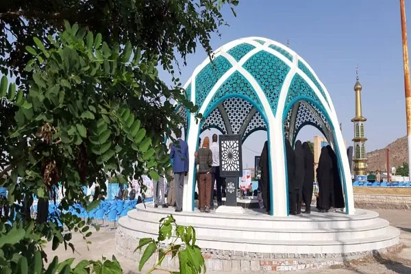 یادبود سردار دل‌ها در روستای قنات ملک رونمایی شد