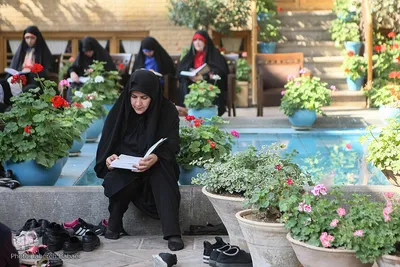 مراسم جزء‌خوانی در خانه موزه شهید مدرس