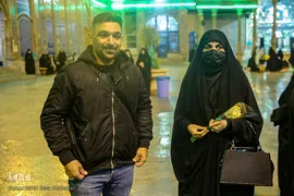 مراسم خداحافظی معتکفین