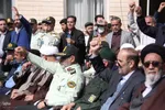 تجمع حوزویان و دانشگاهیان در اعتراض به حمله وحشیانه اسرائیل به بیمارستان غزه‎