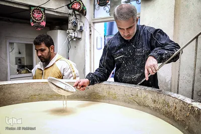 جداسازی ناخالصی ها از مخلوط شیره و آرد 